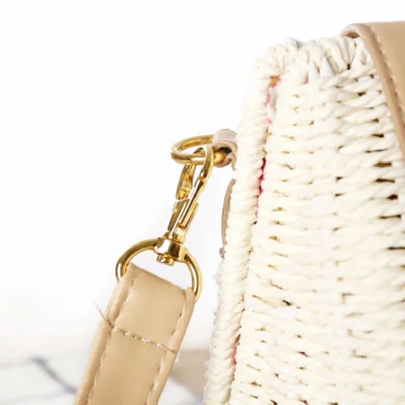 New Women Tassel Straw Bags Bohemian Female Vintage Rattan Knitted Handbag Summer Beach Lady Casual Weave Shoulder Bag SS3161 (9)