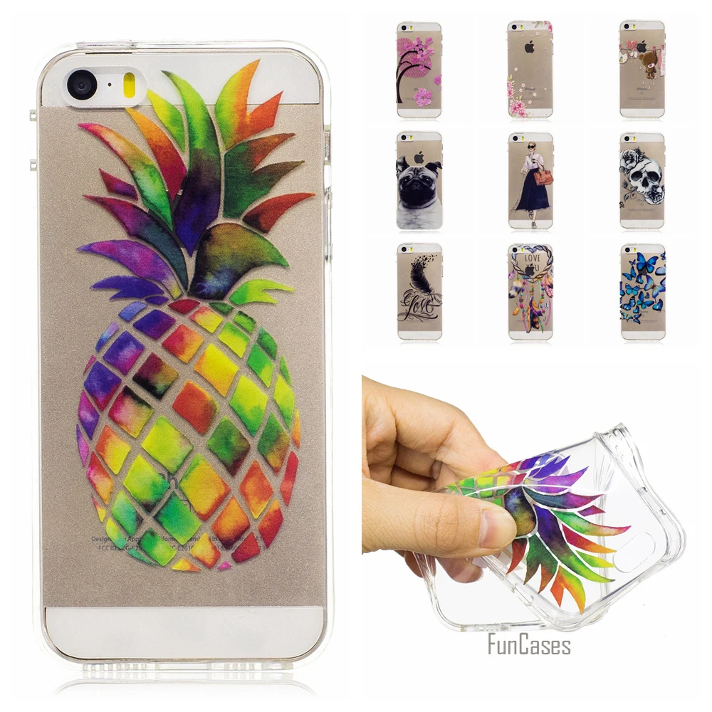 coque iphone 6 transparente ananas