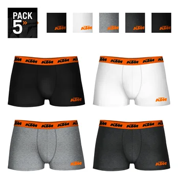 

KTM Boxers type boxer pack 5 units in various Colour for men