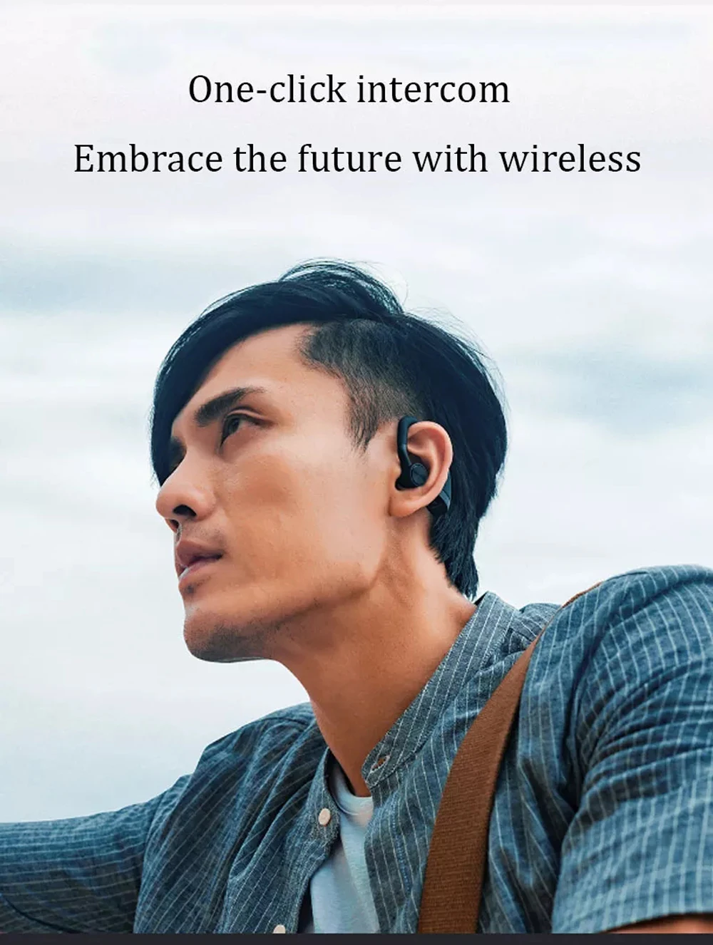 Xiaomi Beebest Bluetooth Walkie Talkie наушники Сверхлегкий 125 часов резервная гарнитура для Xiaomi Mijia Walkie Talkie