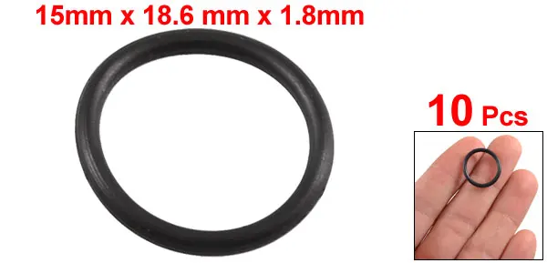Uxcell 10 шт 1,8 мм черный резиновый масляный фильтр уплотнительное кольцо-уплотнитель идентификатор прокладок. | 11,2 мм | 11,8 мм | 12,5 мм | 13,2 мм | 14 мм | 15 мм | 16 мм