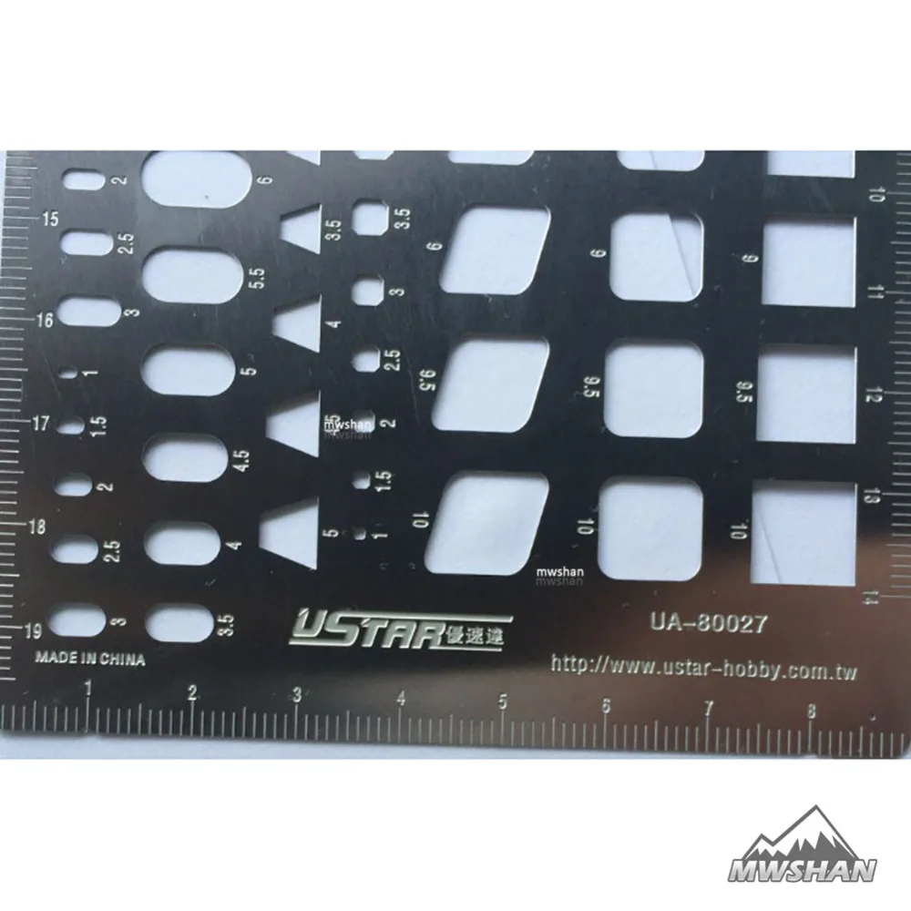 Модель Ustar 80027 гравированная линейная доска металлические инструменты для