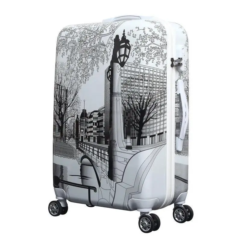 

Bolsa Cabin Voyageur Maleta Viaje Valise Bagages Roulettes Colorful Mala Viagem Koffer Trolley Valiz Suitcase Luggage 20"24"inch