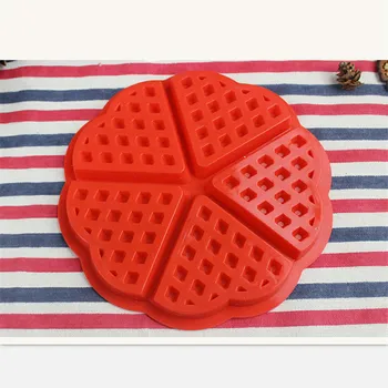 

LIXYMO silicone waffle molds maker Pan Microwave Baking Moulds cake cookie Muffin heart shape mold domestic DIY Baking tools