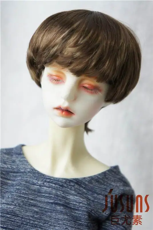 D28053 1/3 SD BJD парики Enfant мягкий синтетический, мохеровый, для куклы парики Размер 8-9 дюймов кукольные волосы модные кукольные аксессуары - Цвет: Blend SM4SM4B