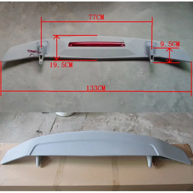 Для Honda спойлер для аccord 1999-2001 высококачественный материал FRP заднее крыло автомобиля праймер цвет задний спойлер для Honda спойлер для аccord