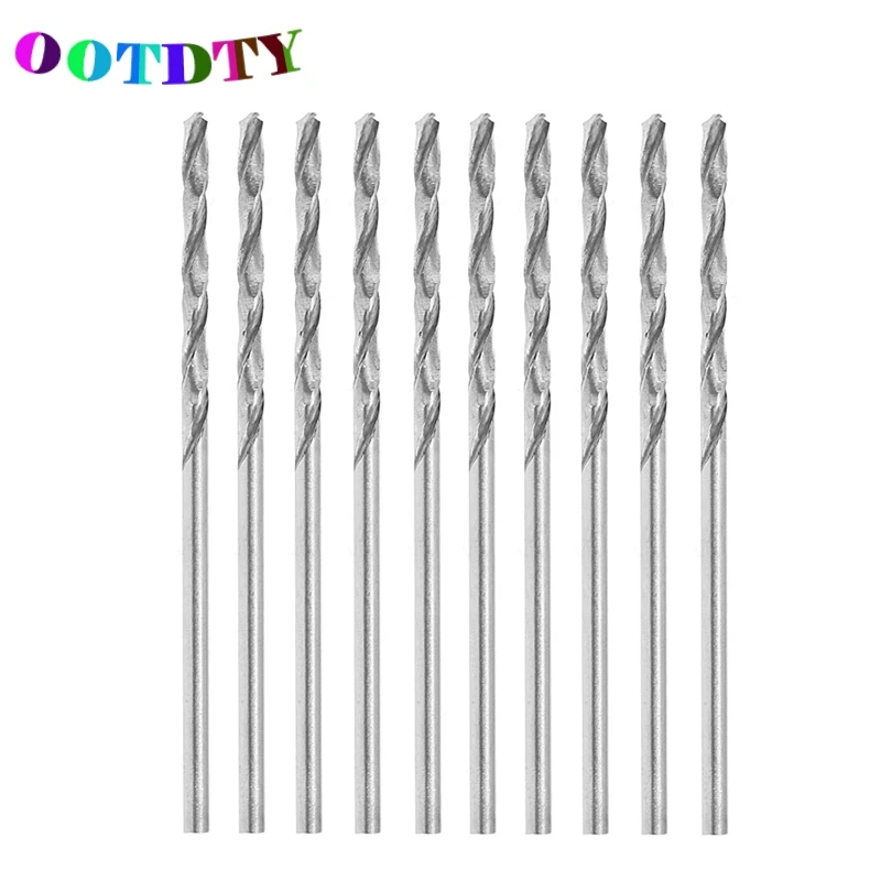 

OOTDTY 10Pcs/Set Multifunction Tiny Micro HSS 1.5mm Straight Shank Twist Drilling Bit