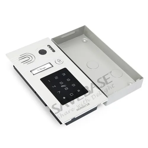 HOMSECUR проводной 7 &quotвидеодомофон с паролем IC Keyfob разблокировка смывное крепление