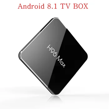 

h96 max x2 s905x2 tv box android 8.1 4g ram DDR4 32gb rom 4k box tv Amlogic S905X2 2.4G/5.8G WIFI LED LAN display media player