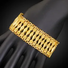 25 мм Широкий геометрический браслет узорчатый Дубайский позолоченный Средний Восток арабский/Африканский/Эфиопский толстый браслет 20 см