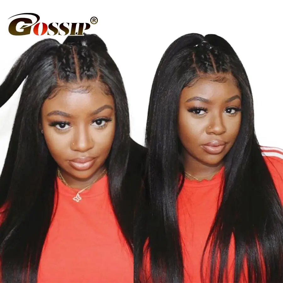 Straight 13×6 Lace Front Wig Remy 360 Lace Frontal Wig Pre Plucked With Baby Hair Brazilian Hair Wigs For Women Ponytail Make