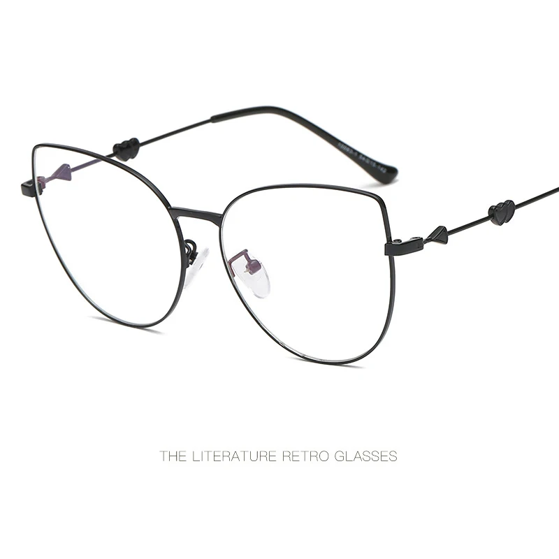 Изысканная новая Корейская версия больших очков с оправой, личностные очки с кошачьими глазами, модные плоские зеркальные очки