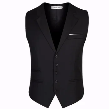 

Vest man dress Vests slim fits Tuxedo Waistcoat Vest Suit Vest Male Waistcoat Formal Business suit gilet colete homme 6xl 5xl