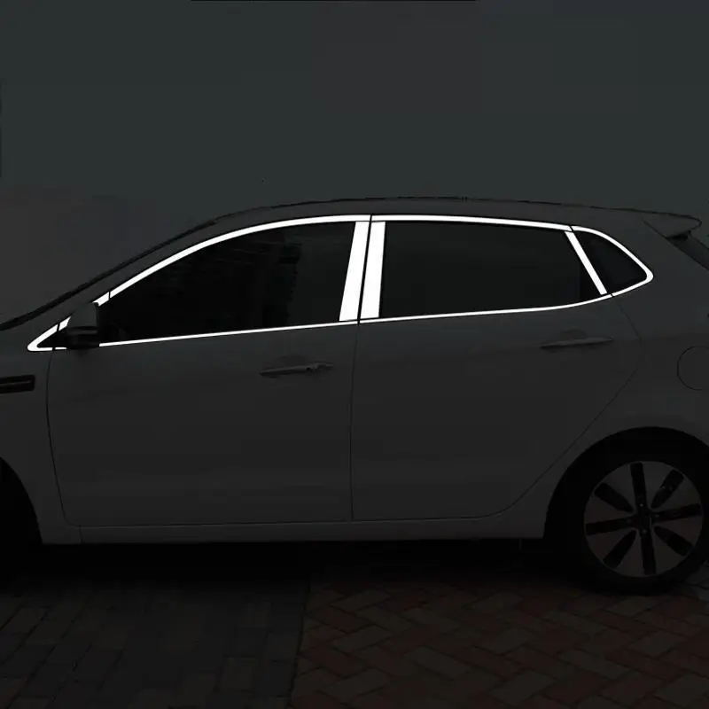 

Body Window exterior Excent auto automobile sticker strip covers car styling modification accessories 12 13 14 15 FOR Kia K2