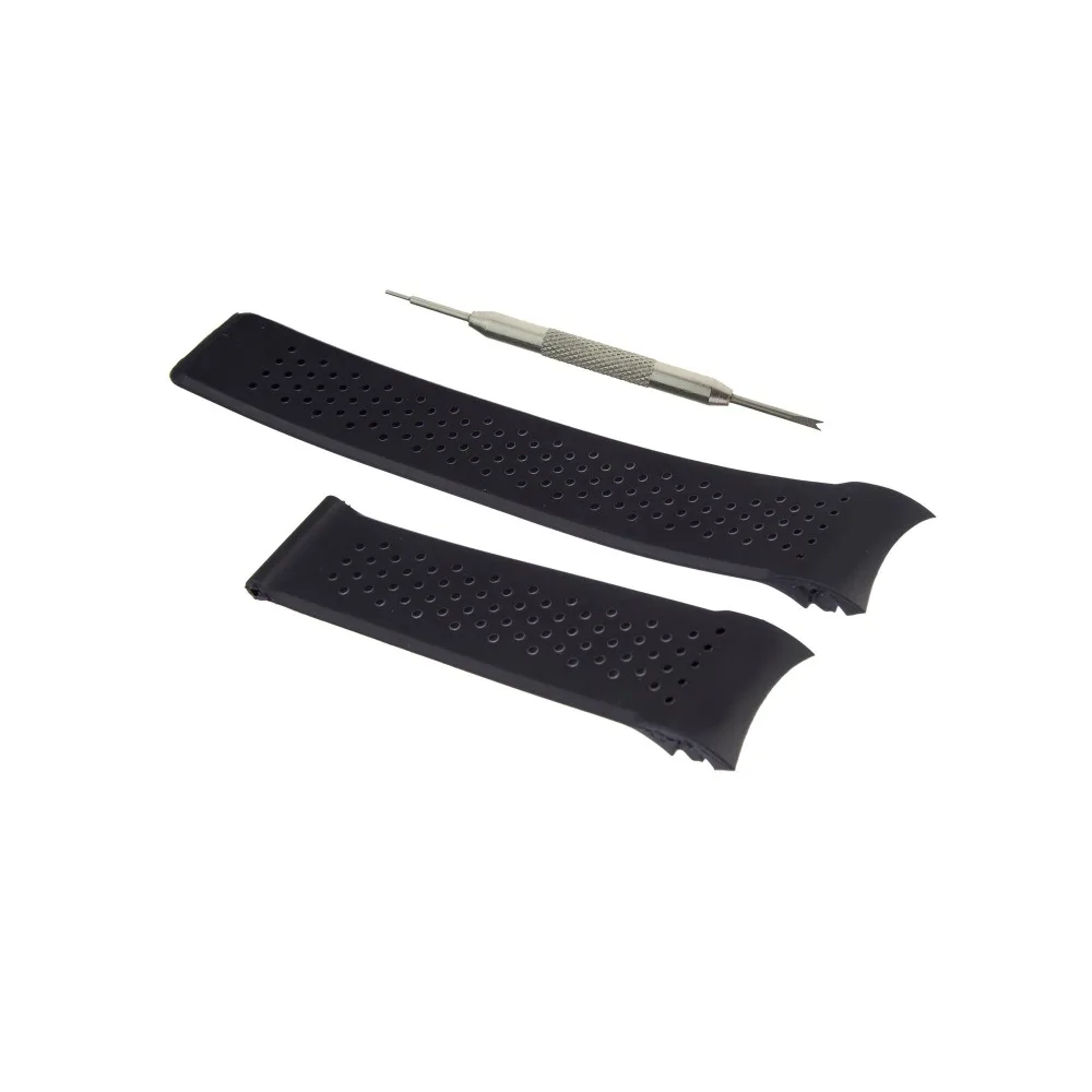 

MDNEN 22mm Watch Band Strap Fits For TAG Grand Carrera CAL. 36RS CAV5185 CAV5 + Free Tool