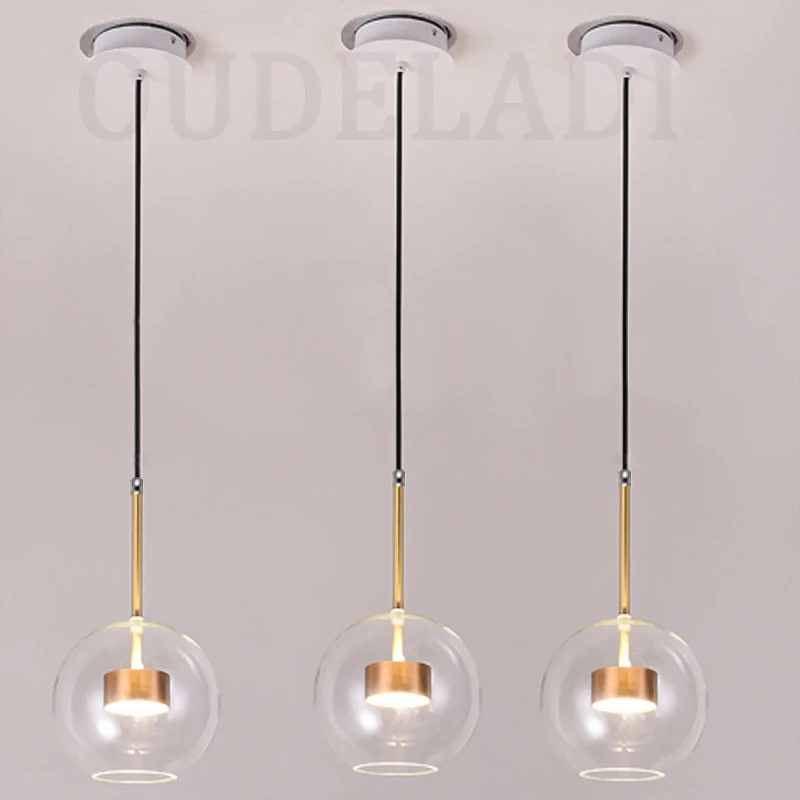 Современный светодиодный подвесной светильник с золотым стержнем в виде пузырьков, подвесной светильник в скандинавском стиле для гостиной, ресторана, бара, стеклянного шара, Подвесная лампа с молекулой волшебной фасоли