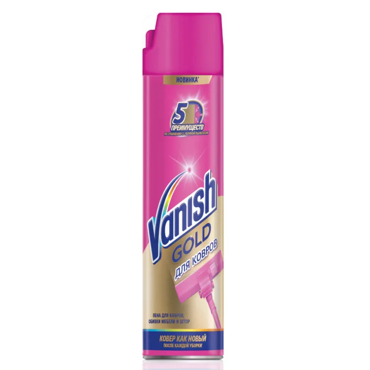 VANISH GOLD active foam carpet cleaner Clean and freshness of the 600