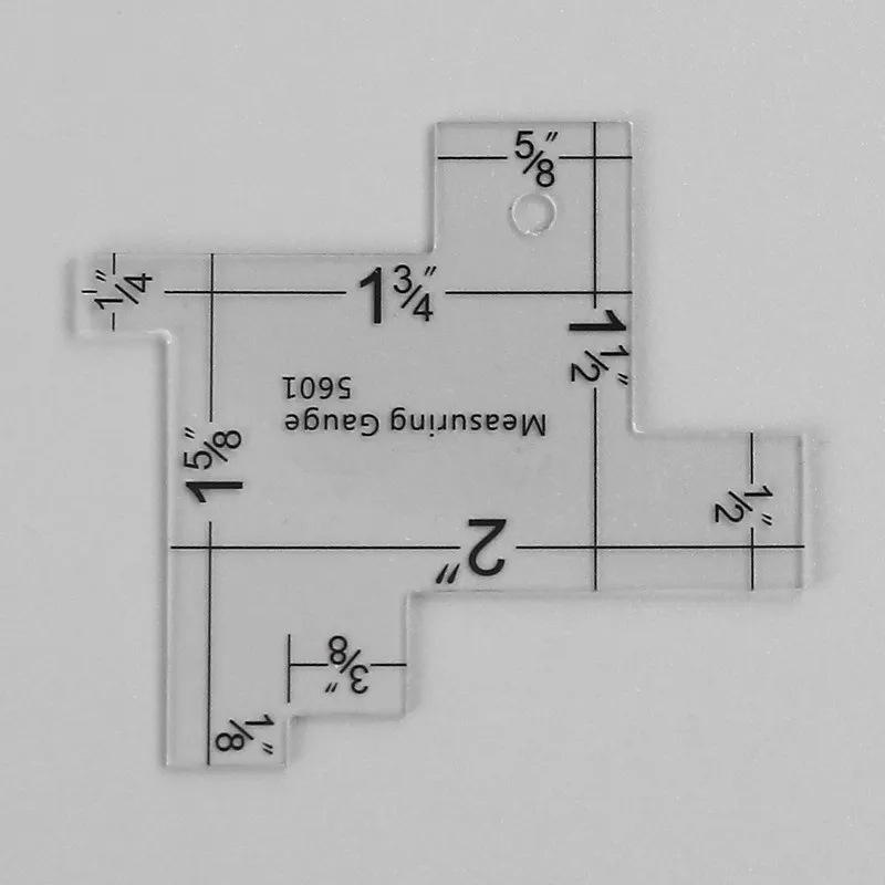 KiWarm Полезная 1 шт. мини пластиковая швейная измерительная линейки для квилтинга, имперская Метрическая шкала для шитья, инструмент для измерения