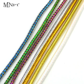 

MNFT 2 Yards/Set 7color Holographic Mylar Cord 3.5mm 3mm Tubes Fly Tying Material