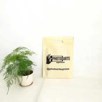 

whole 1000pcs/lot Reusable Die Cut Non Woven Shopping Bag Eco Friendly Fabric Tote Bag Handbag for Phone Accessories Packing