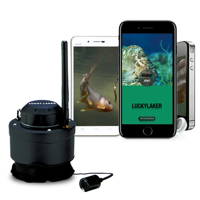 LUCKY FF3309 Wi-Fi подводная рыболовная камера, инспекционная Беспроводная более глубокая Рабочая дальность, эхолот, более четкое видение для Android/IOS