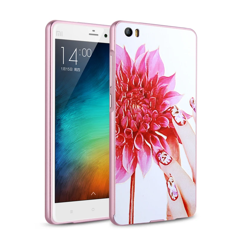 Для xiaomi note чехол с металлической рамкой mi rror роскошный защитный чехол для мобильного телефона для xiaomi mi note чехол 5,7"