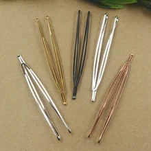 Сплав античная бронза/золото/серебро/черный своими руками европейские/корейские заколки для волос заколка для волос ностальгия старинные шпильки зажимы