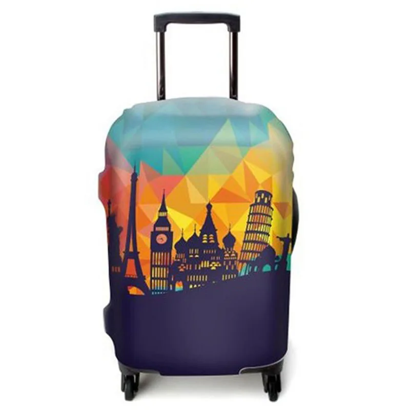 Чехол для багажа для путешествий, эластичные Защитные чехлы для багажа, Чехол для багажа, использованный For19-32 дюймов, чехол для чемодана, аксессуары для путешествий - Цвет: B  Luggage Cover