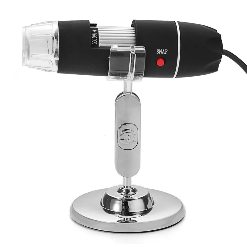 8LED 1600x USB 2MP цифровой микроскоп электронный объектив зум свет биологическая Лупа