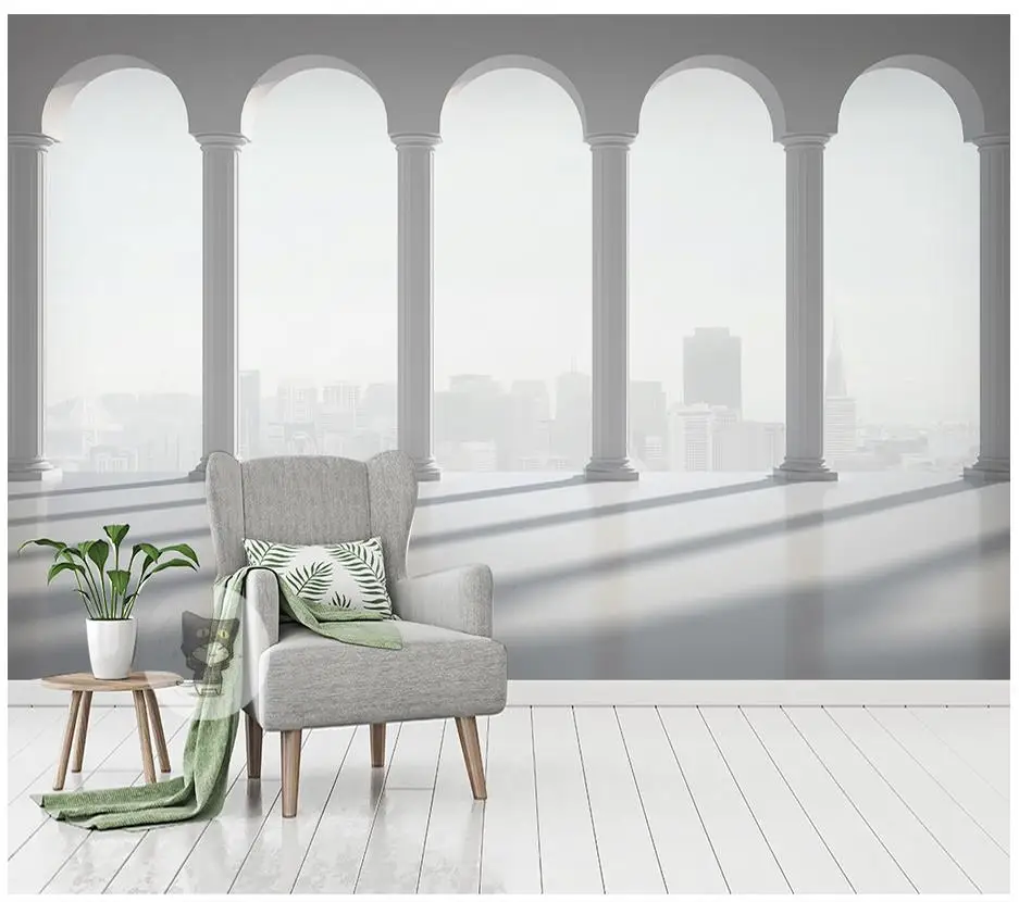 

Custom murals Wallpaper European Roman city landscape mural 3d background wall paper photo wallpaper 3d living room decoration