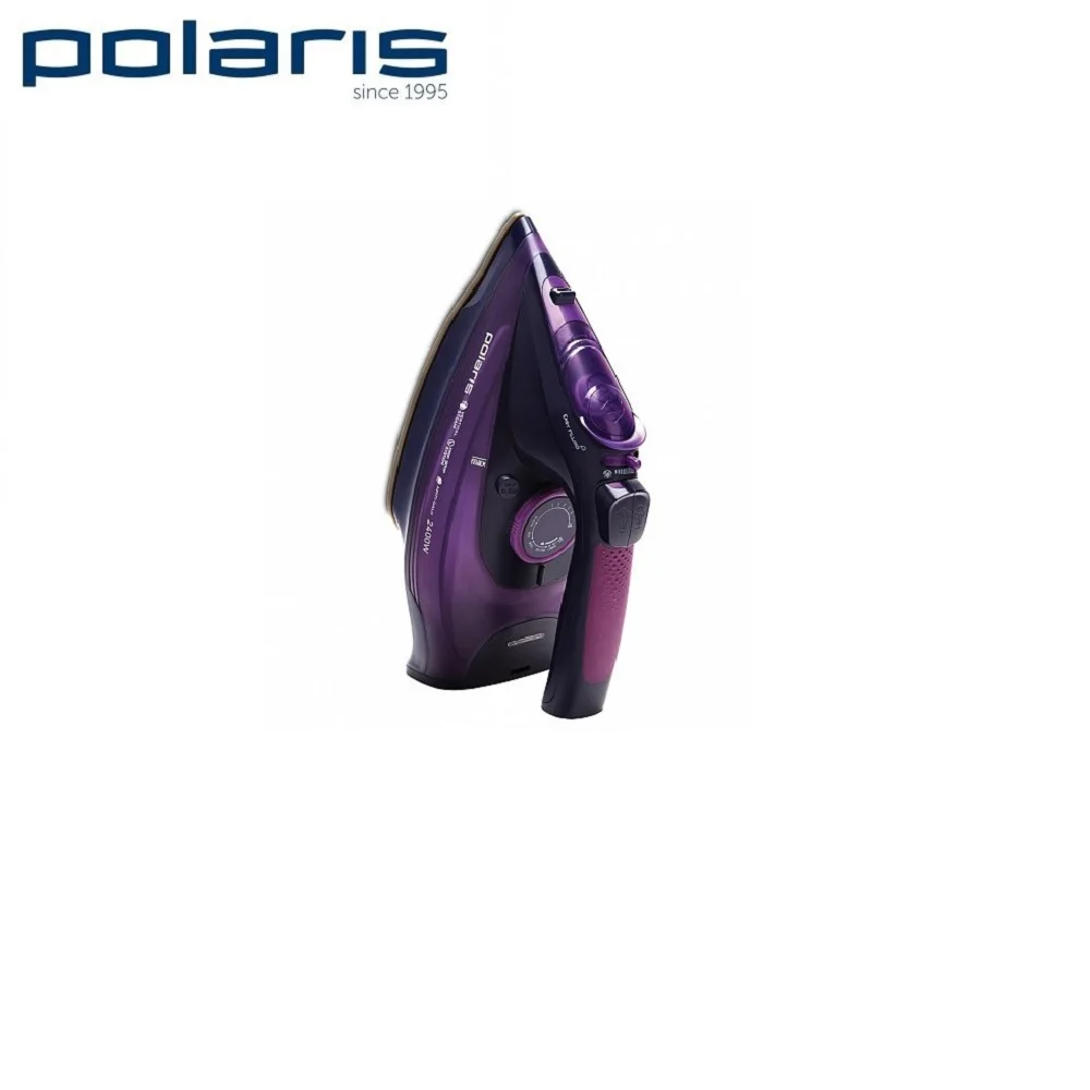 Iron wireless Polaris PIR 2489K dark purple Iron for ironing Mini iron steam iron Steam generator for clothing Irons Electric steamgenerator Small iron