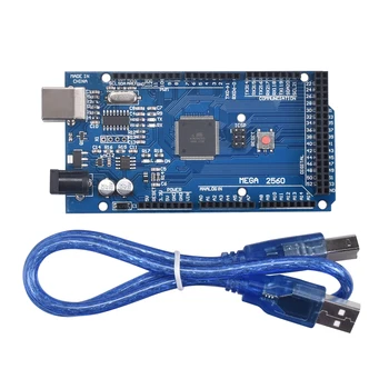 

3D Printer Parts Sduino Mega2560 REV3 Mega 2560 R3 ATmega2560-16AU Board + USB Cable Compatible For 3d printer
