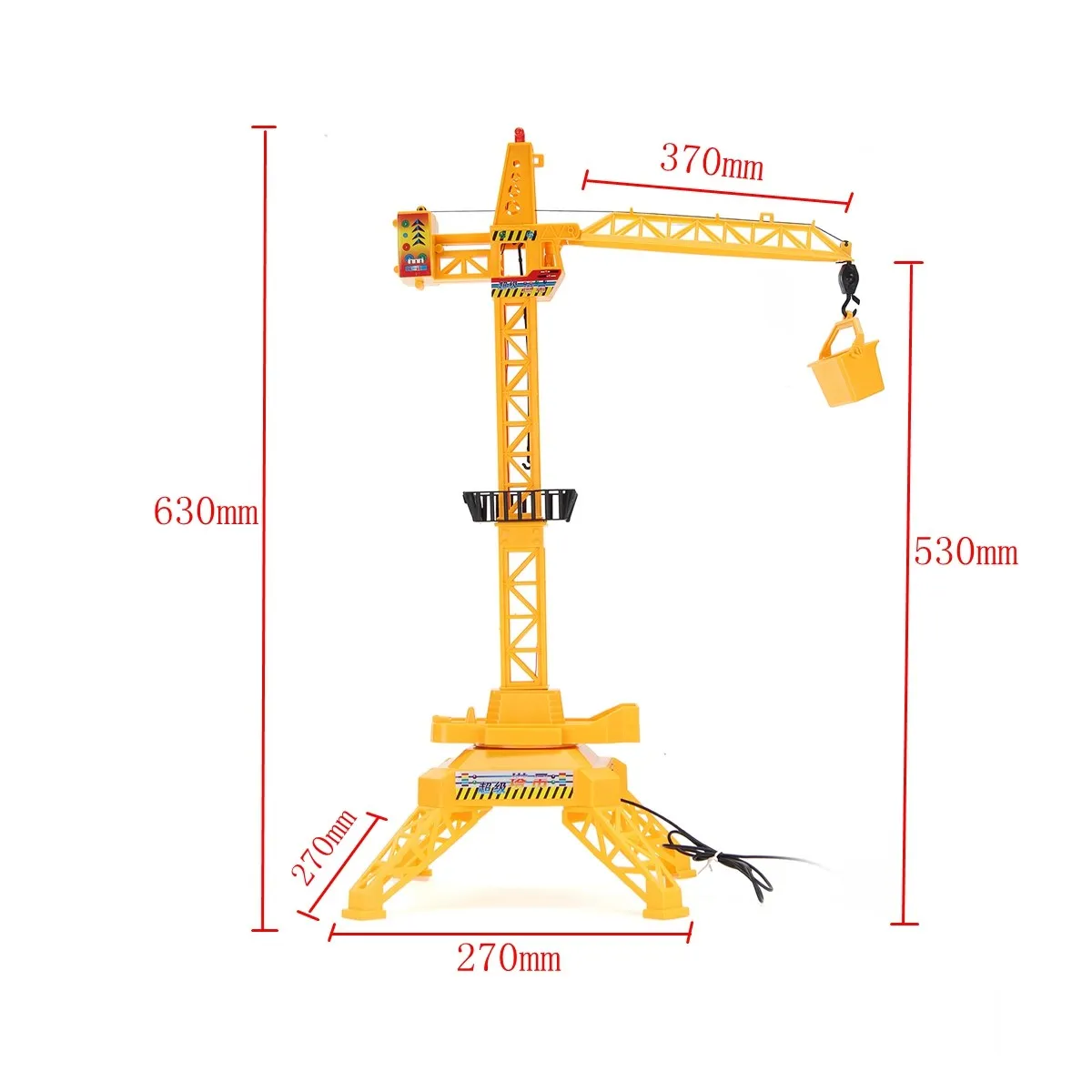 1:64 Remote Control Crane Hobby Kid Lift Construction Engineering Car Model Machinery Tower Cable Mining Car Crane Toy Gift