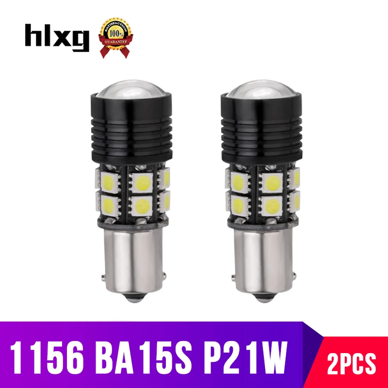 Hlxg 1156 Led BA15S P21W автомобильный светильник s сигнальная Поворотная лампа зазорные