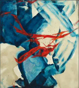 

High quality Oil painting Canvas Reproductions Primordial Fire (1957) by Jock Macdonald hand painted