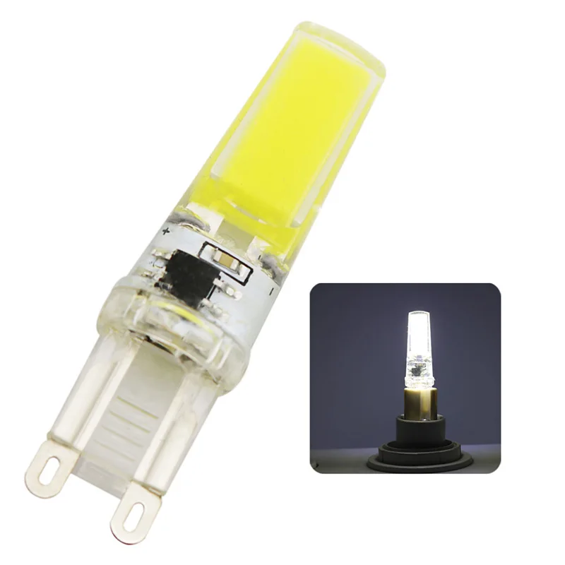 

Led Bulb 5w G9 COB Light Replace Crystal Chandelier Candle Spotlight 220v cold white