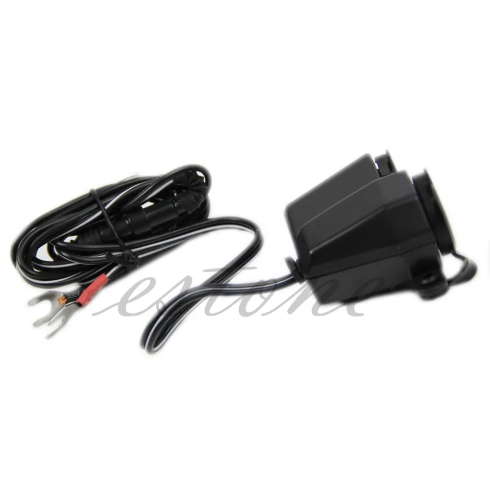 

L10912V USB Cigarette Lighter Power Port Integration Outlet Socket For Motorcycle
