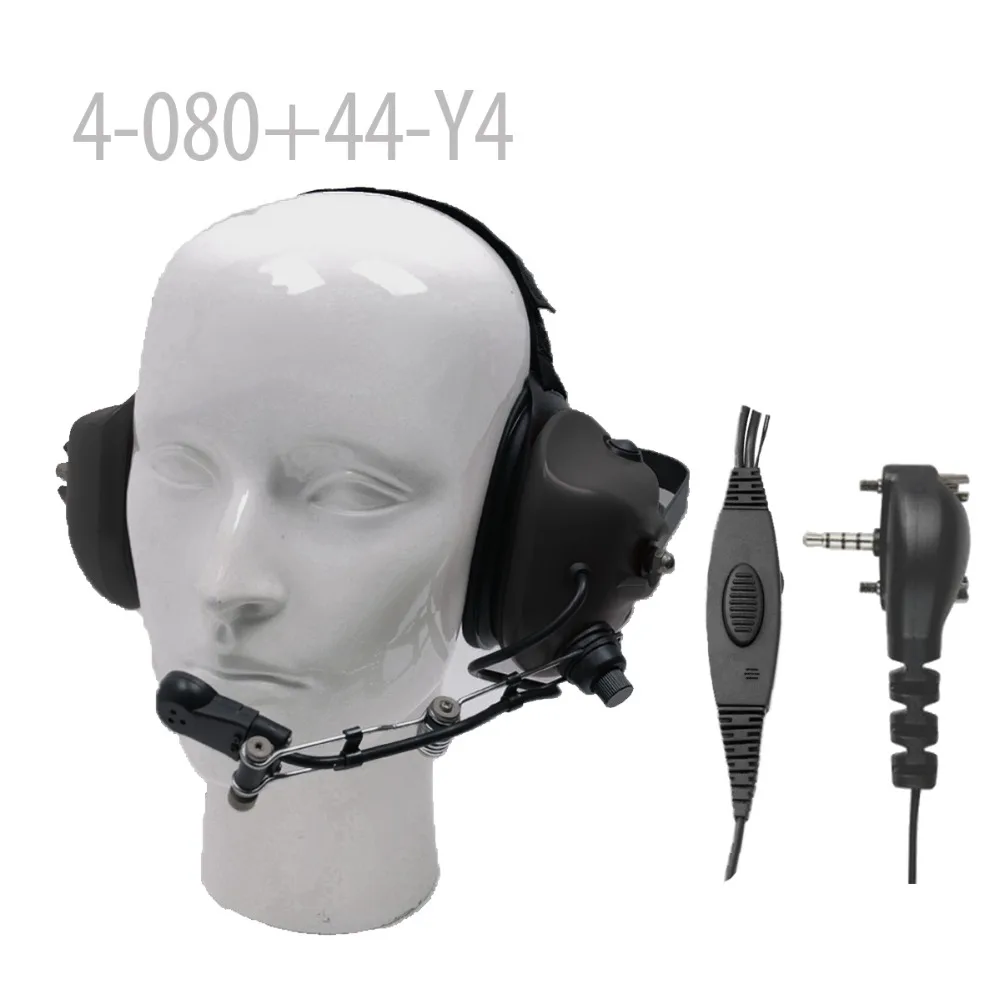 

Heavy-duty Noise-reduction Headset+ Mini Din Plug 44-Y4 for VX130 VX131 VX160 VX-168 VX180 VX210 VX210A VX-231 VX-350 VX420