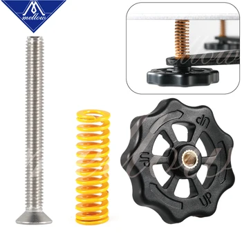 

3d Printer Parts M4*40 Screw&nut Leveling Spring Kit For Heated Bed Cr10 Ender-3 Um2 Prusa I3 Mk2/mk3 Hotbed