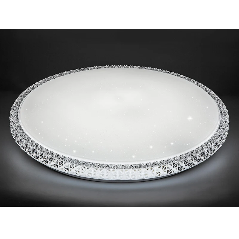 Светодиодный управляемый светильник накладной Feron AL5300 тарелка 60W 3000К-6500K белый 440х77 BRILLANT
