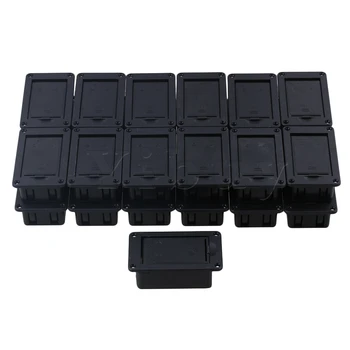 

Yibuy 25 pcs Pickup Guitar Bass 9V Battery Holder Flip-Open Type Easy Replacement