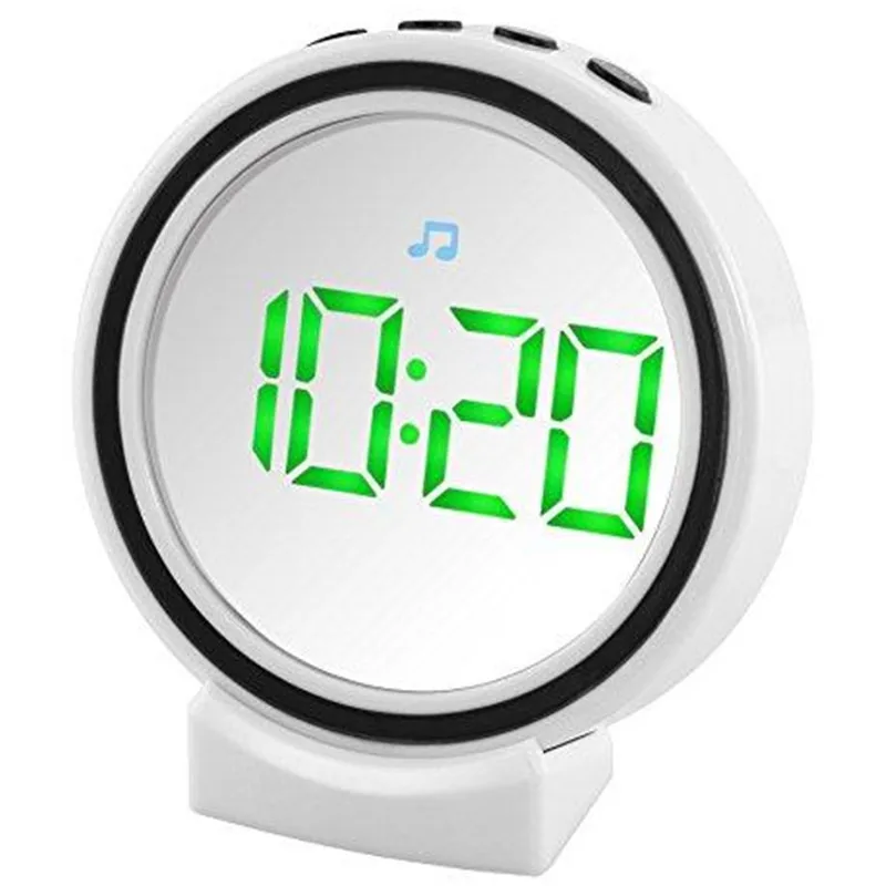 Наручные часы высокого качества MP3 плеер Bluetooth Динамик с зеркалом и будильник для