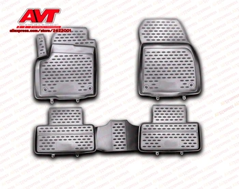 

Floor mats case for Land Rover Range Rover Evoque 2011- 4 pcs rubber rugs non slip rubber interior car styling accessories