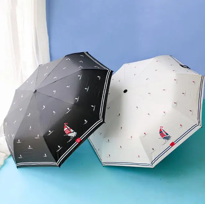 TECHOME Sailboatr ветрозащитный женский зонт складной зонтик женский Дождь Солнечный зонтик красивый зонт