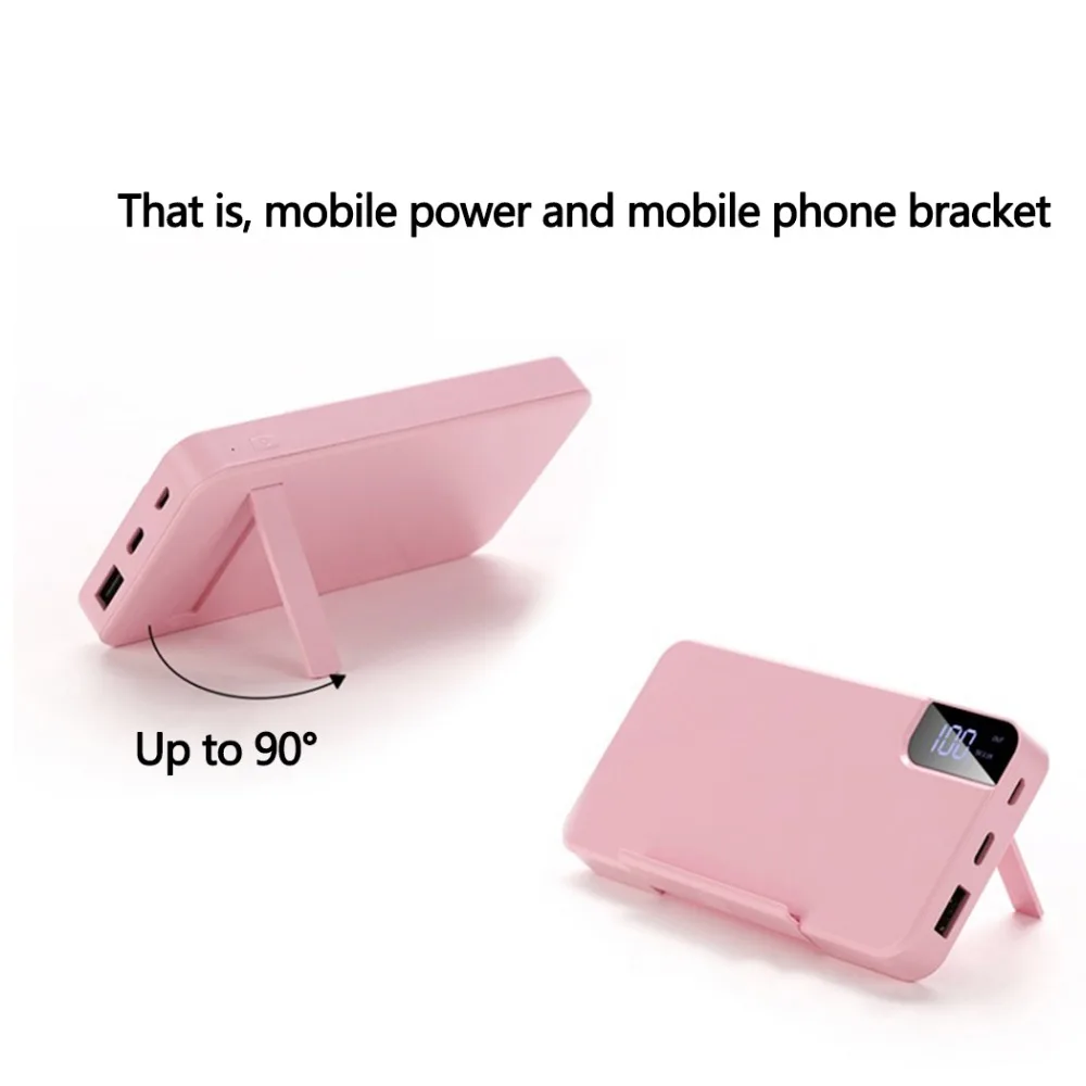 Wireless 10000mah Power bank Portable Phone Hoder Stand Charger Powerbank Pawer Bank Supply External Batery Poverbank