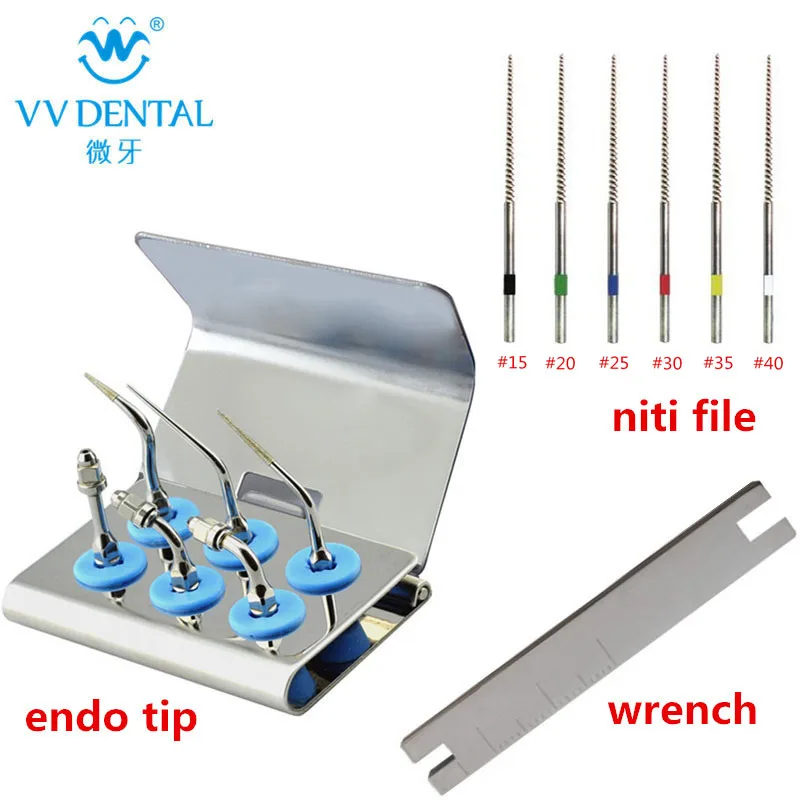 Scaler Endo Kit Endodontic Root Canal Tip Ultrasonic Piezo Scaler Endo 