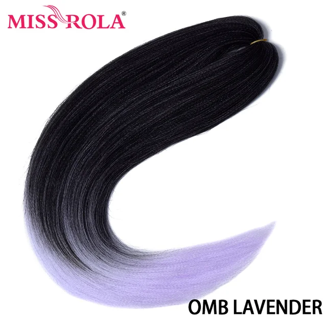 Miss Rola Synthetic Wholesale Bulk 5 Pieces 24 Inch 100g Stretched Jumbo Braiding Hair Kanekalon Pink Twist Braid Hair Extension #10