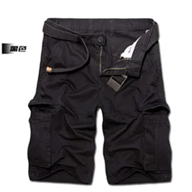 Летние новые мужские шорты свободного покроя с несколькими карманами