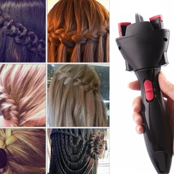

1pc DIY Braid Hair Braider Hairstyle Tool Childs fast Editing hair tools high quality Lady electric hair braider Hair Tools