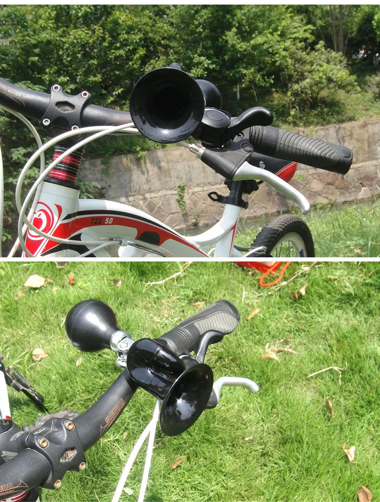 Bicycle Bell Retro Bike Air Horn Safety Bicycle Handlebar Bell Ring Useful Bicycle Accessories Bike Bells (13)